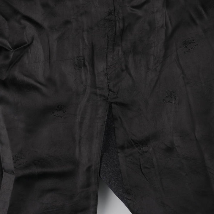 Burberry's Balmacaan coat, men's XL size wool Charcoal Vintage Second Hand