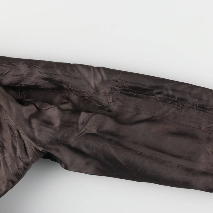 Burberry's Balmacaan coat, men's XL size wool Charcoal Vintage Second Hand