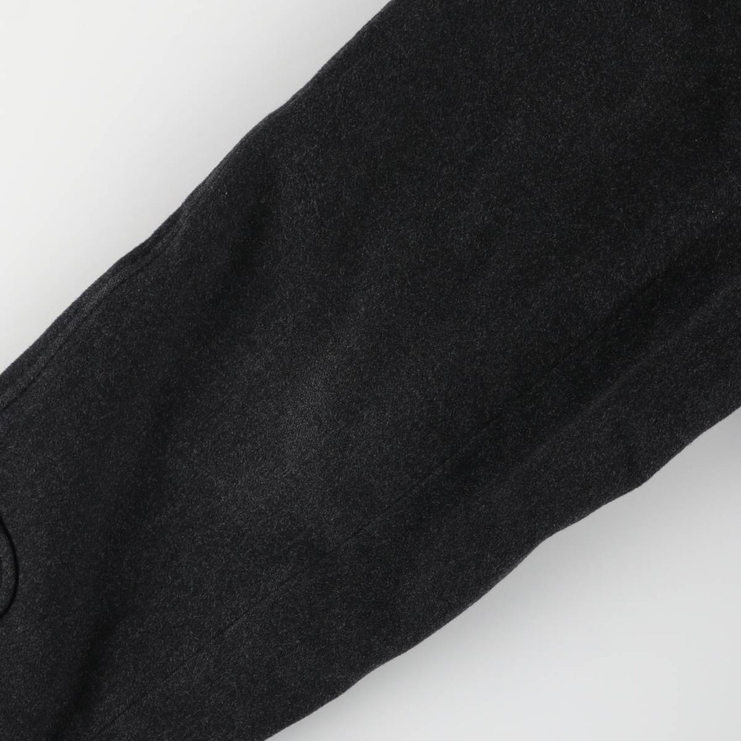 Burberry's Balmacaan coat, men's XL size wool Charcoal Vintage Second Hand