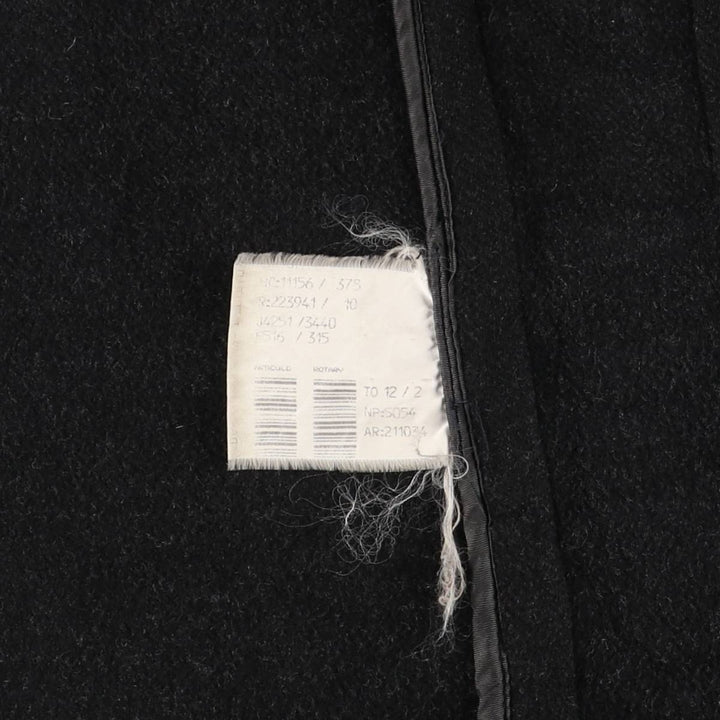 Burberry's Duffle Coat, Men's Size XL wool navy blue type Vintage Second Hand