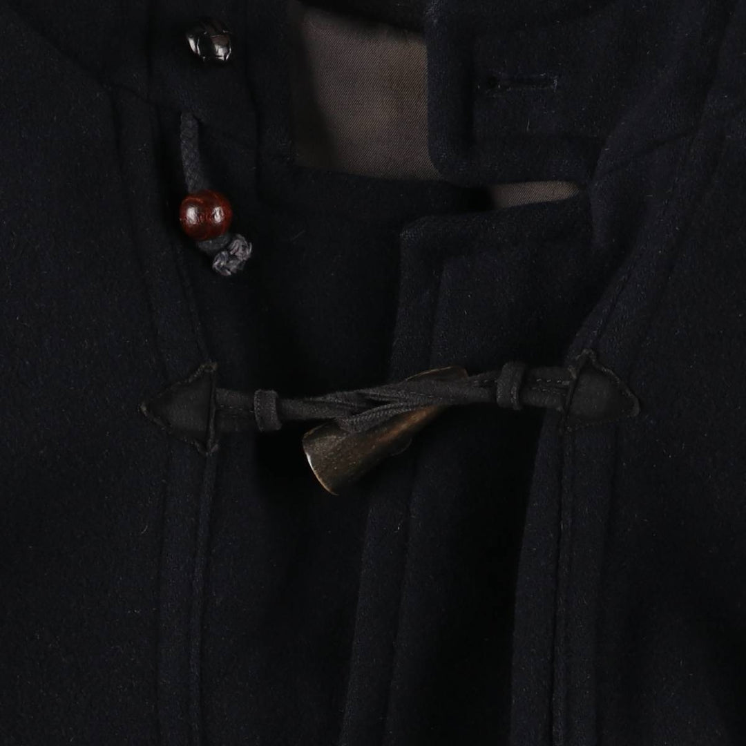 Burberry's Duffle Coat, Men's Size XL wool navy blue type Vintage Second Hand