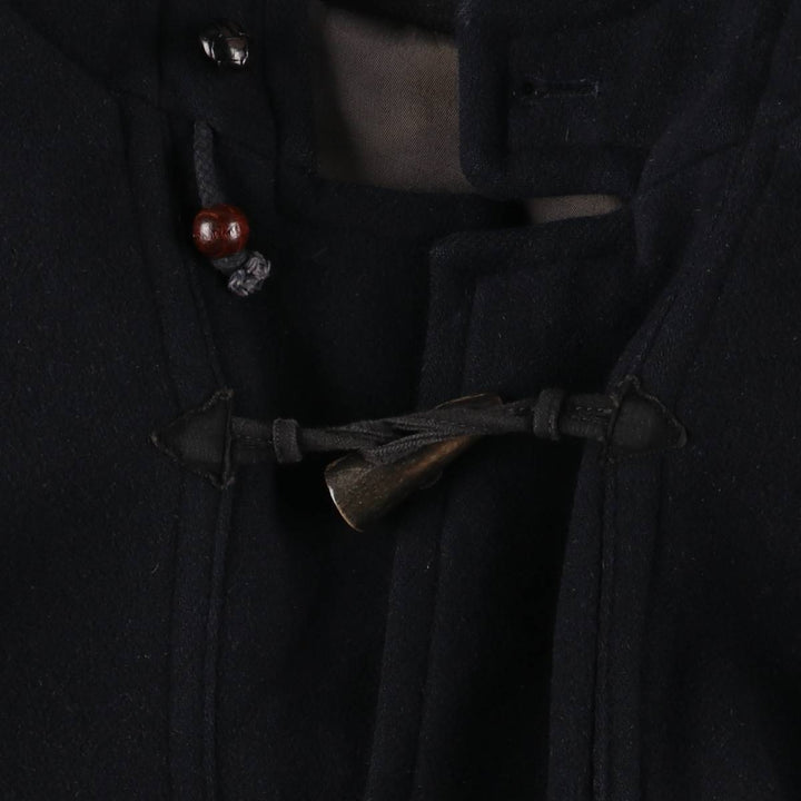 Burberry's Duffle Coat, Men's Size XL wool navy blue type Vintage Second Hand