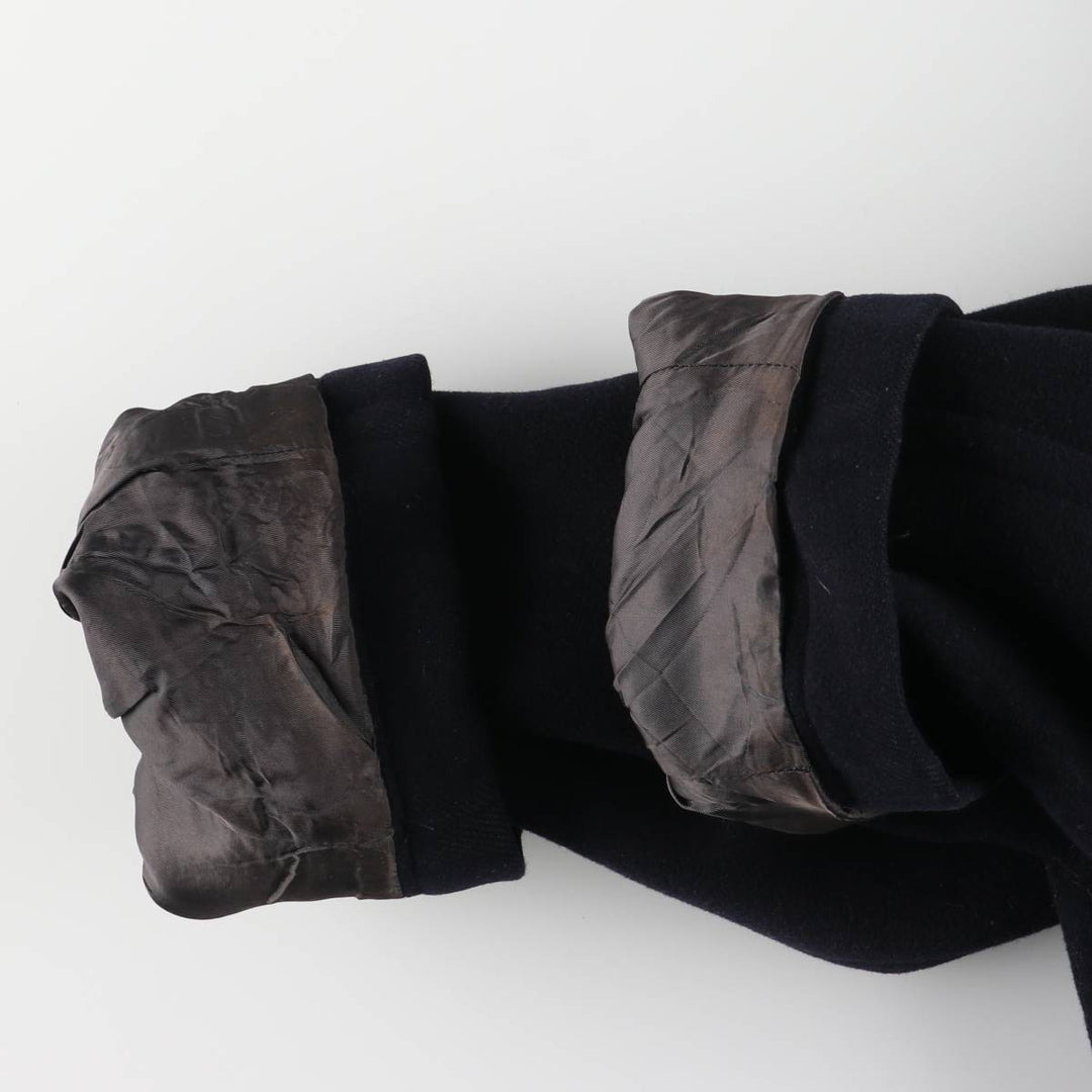 Burberry's Duffle Coat, Men's Size XL wool navy blue type Vintage Second Hand