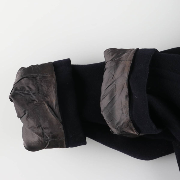 Burberry's Duffle Coat, Men's Size XL wool navy blue type Vintage Second Hand