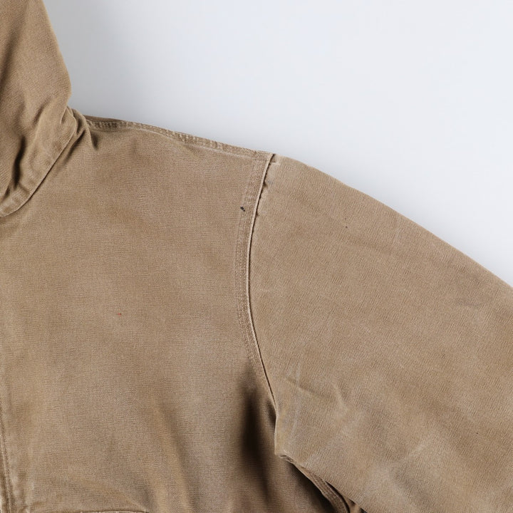 Carhartt Active Jacket, Padded Duck Full-Zip Hoodie, Men's Size L cotton Beige type Vintage Second Hand