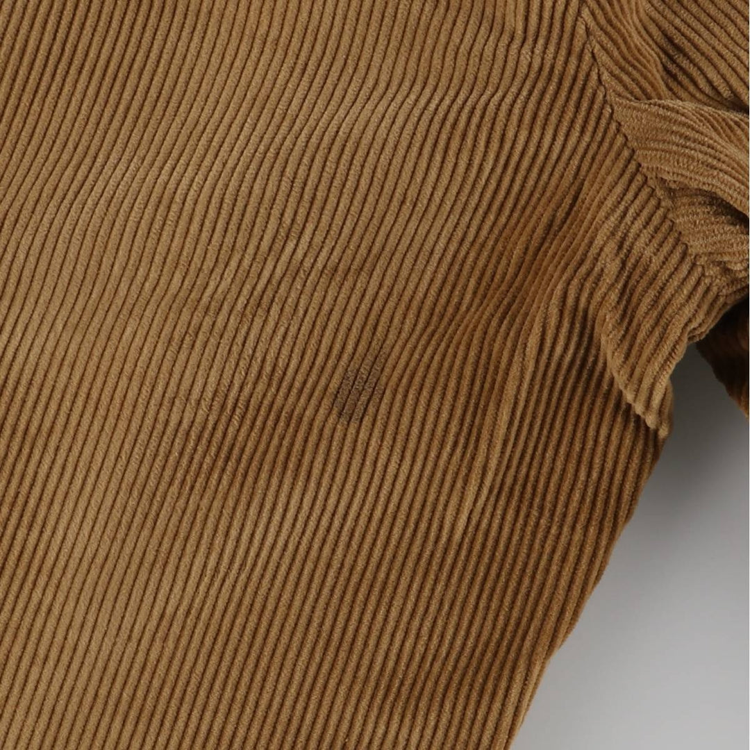 Brooks Brothers ELLIOT Two-Puck Wide-Rib Corduroy Pants, Men's, Size W35 cotton brown type Vintage Second Hand