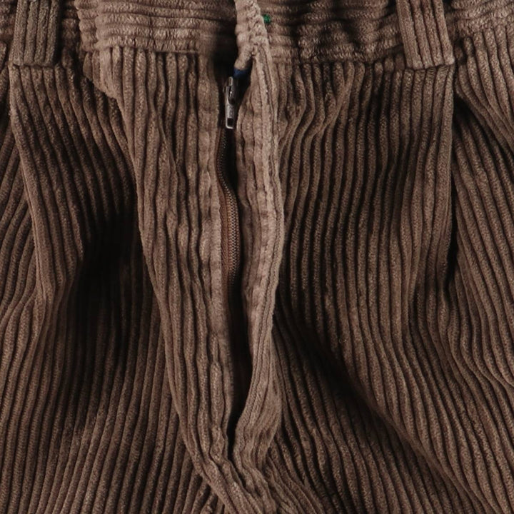 Tommy Hilfiger Men's Two-Pleated Wide-Rib Corduroy Pants, Size W34 unclear brown type Vintage Second Hand
