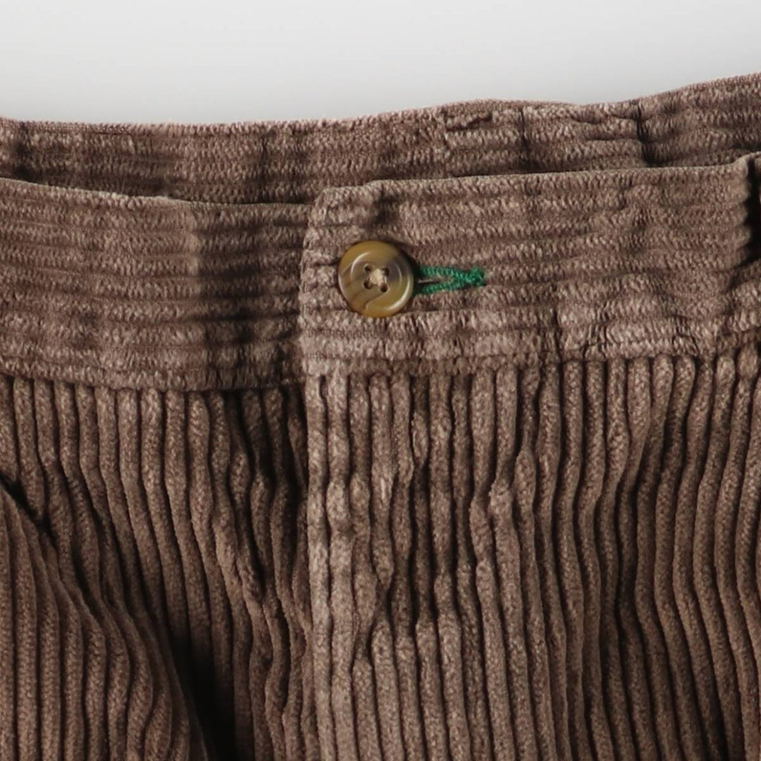Tommy Hilfiger Men's Two-Pleated Wide-Rib Corduroy Pants, Size W34 unclear brown type Vintage Second Hand