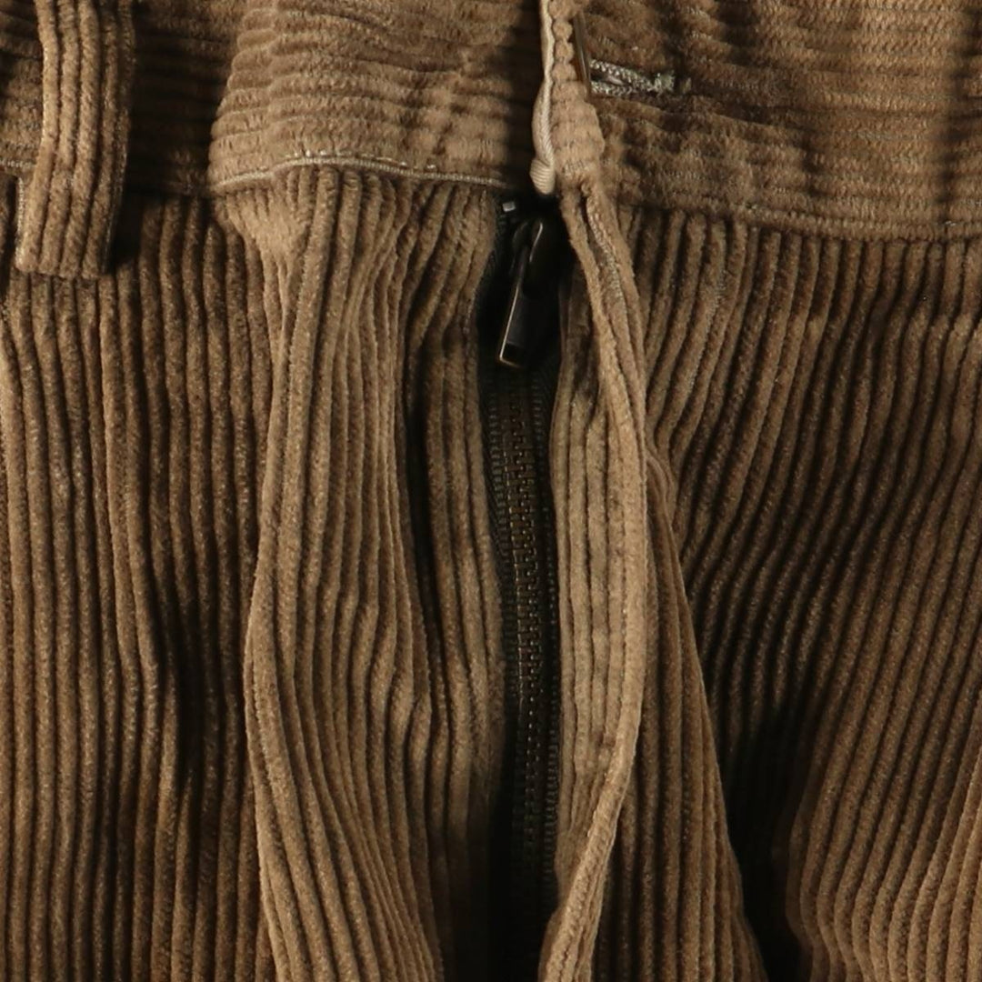 Brooks Brothers ESTABLISHED 1818 Two-pleat Corduroy Pants, Men's, Size W36 cotton brown type Vintage Second Hand