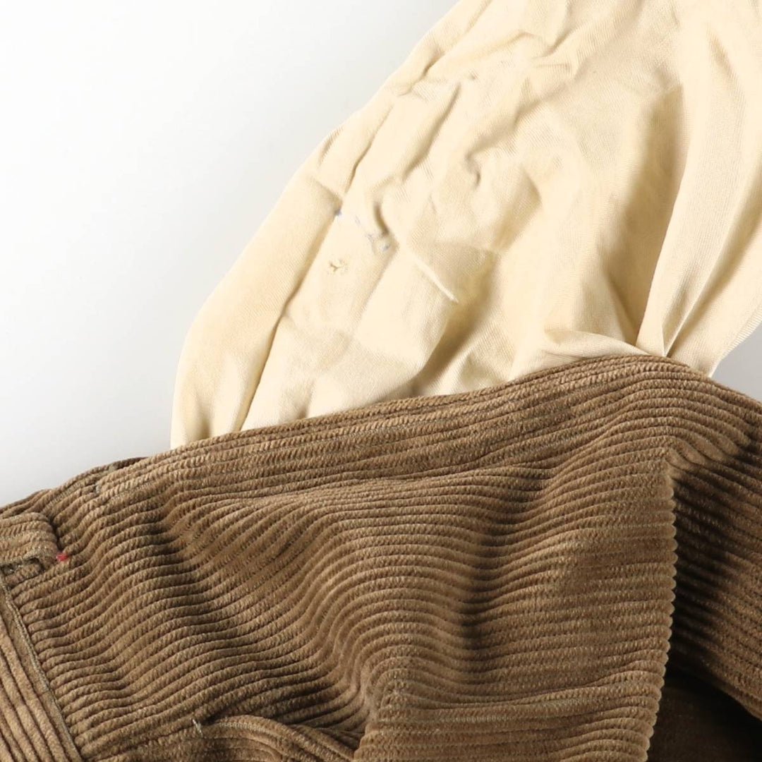 Brooks Brothers ESTABLISHED 1818 Two-pleat Corduroy Pants, Men's, Size W36 cotton brown type Vintage Second Hand