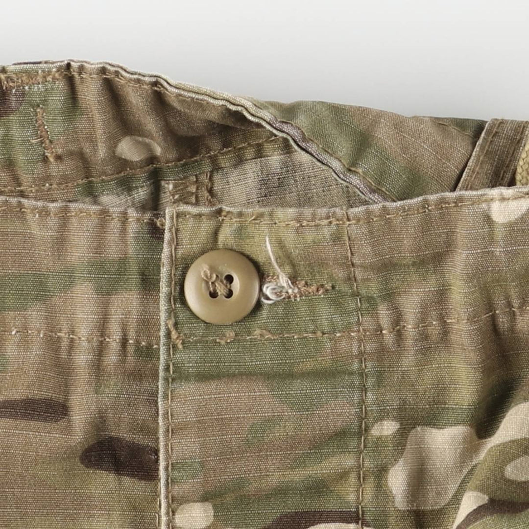Camouflage Multicam Camo Ripstop Military Cargo Pants, Large-Regular, Men's Size L cotton Khaki type sage green Vintage Second Hand