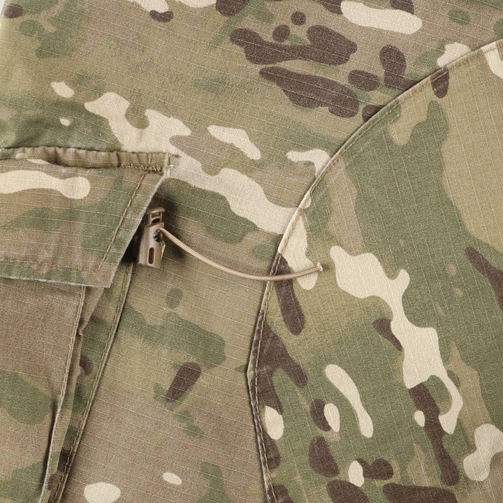 Camouflage Multicam Camo Ripstop Military Cargo Pants, Large-Regular, Men's Size L cotton Khaki type sage green Vintage Second Hand