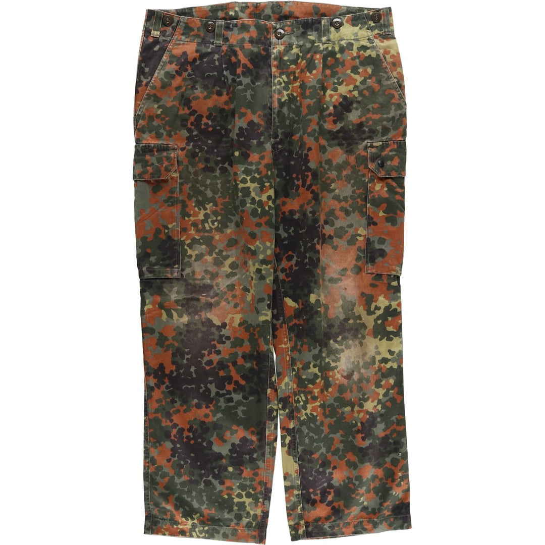 Camouflage Flector Camo Military Cargo Pants Men's Size W37 unclear Khaki type Vintage Second Hand