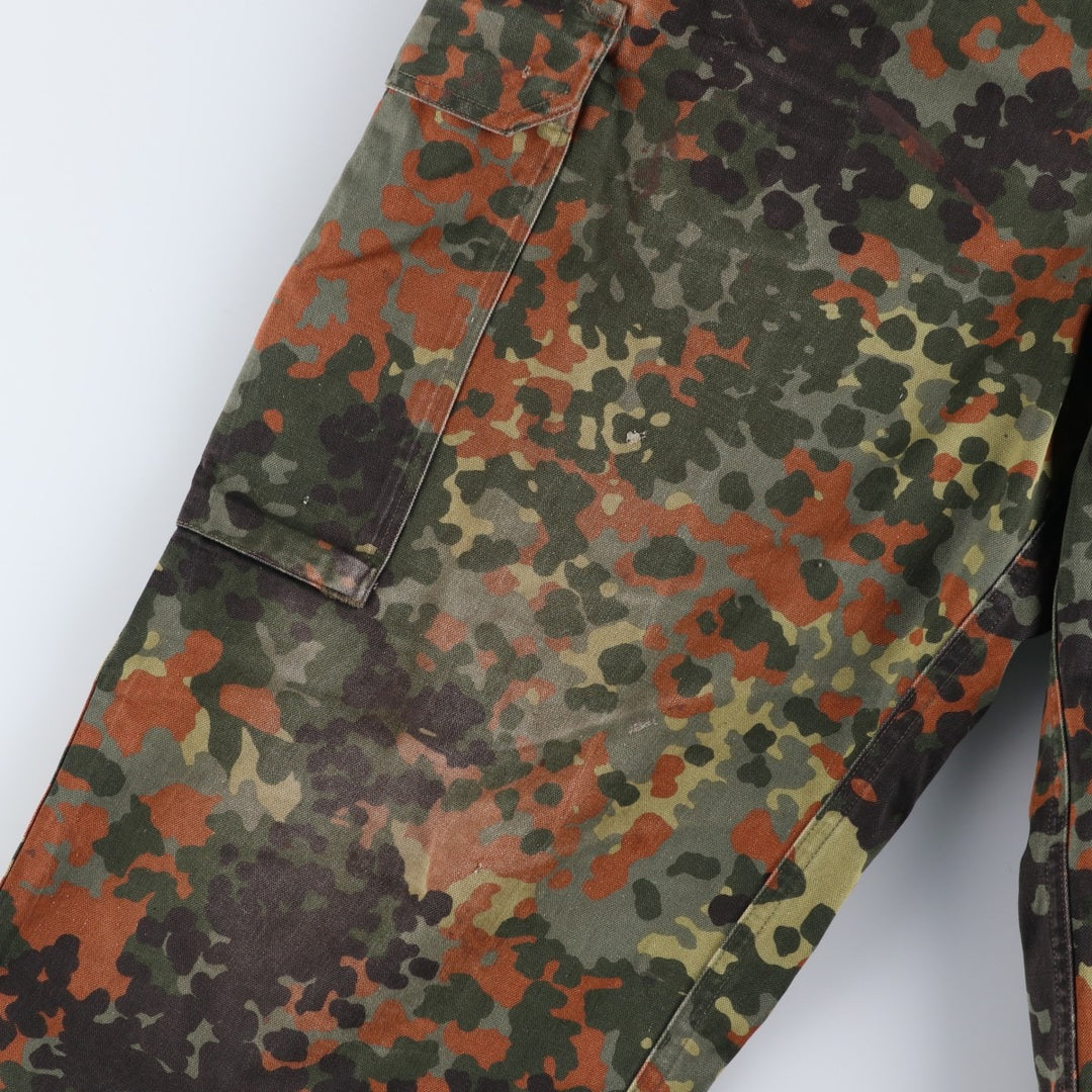 Camouflage Flector Camo Military Cargo Pants Men's Size W37 unclear Khaki type Vintage Second Hand