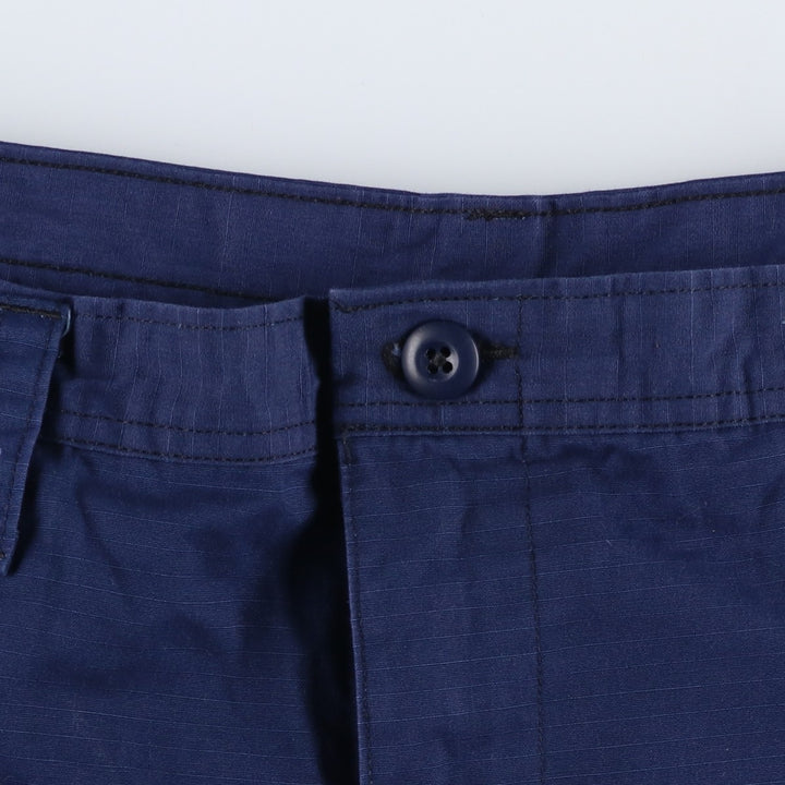 Authentic US Military Coast Guard Ripstop Military Cargo Pants, Combat Pants, Made in USA, Large, Long, Men's, Size W37 unclear navy blue type Vintage Second Hand