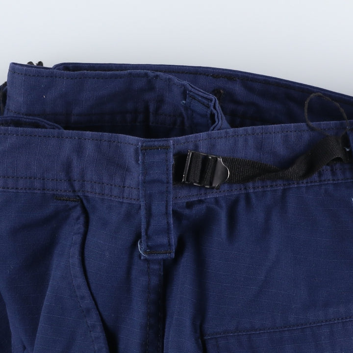 Authentic US Military Coast Guard Ripstop Military Cargo Pants, Combat Pants, Made in USA, Large, Long, Men's, Size W37 unclear navy blue type Vintage Second Hand