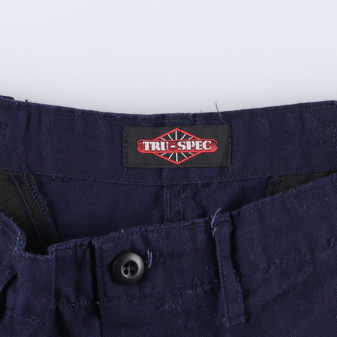 TRU-SPEC Military Cargo Pants, Medium Regular, Men's, Size W33 (civilian product) cotton navy blue type Vintage Second Hand
