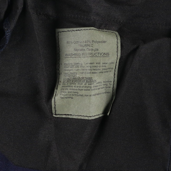 TRU-SPEC Military Cargo Pants, Medium Regular, Men's, Size W33 (civilian product) cotton navy blue type Vintage Second Hand