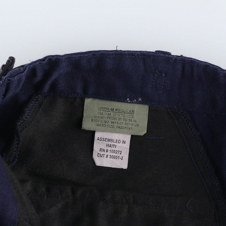 TRU-SPEC Military Cargo Pants, Medium Regular, Men's, Size W33 (civilian product) cotton navy blue type Vintage Second Hand
