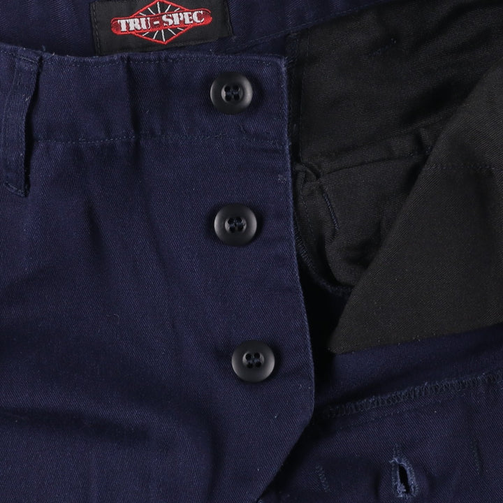 TRU-SPEC Military Cargo Pants, Medium Regular, Men's, Size W33 (civilian product) cotton navy blue type Vintage Second Hand