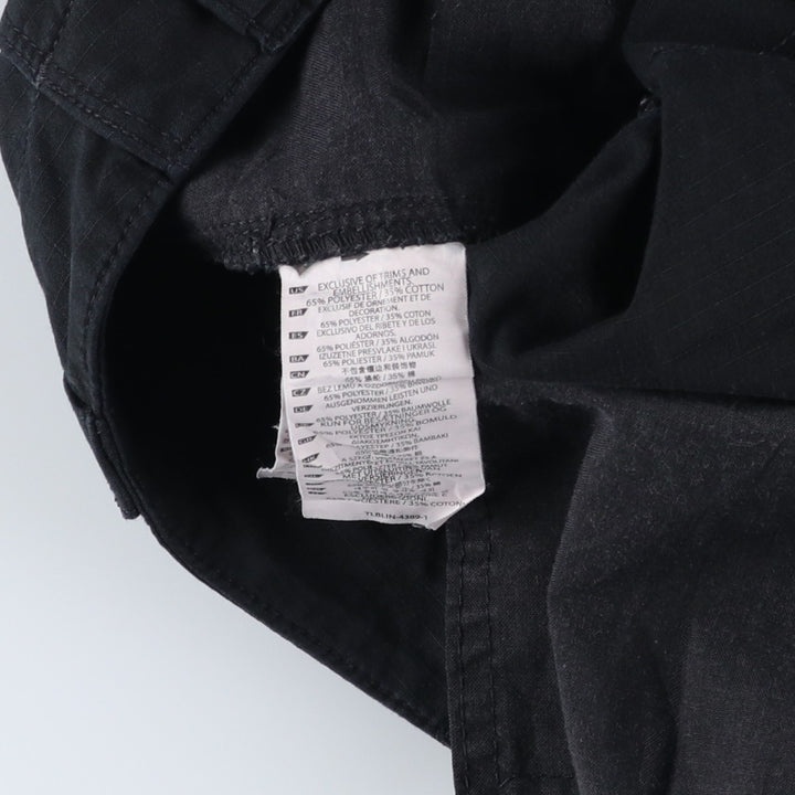 5.11 Tactical Series Double Knee Ripstop Military Cargo Pants, Regular, Men's, Size W34 (civilian product) polyester black type Vintage Second Hand