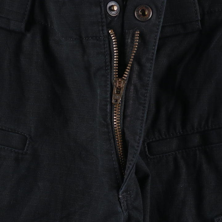 5.11 Tactical Series Double Knee Ripstop Military Cargo Pants, Regular, Men's, Size W34 (civilian product) polyester black type Vintage Second Hand