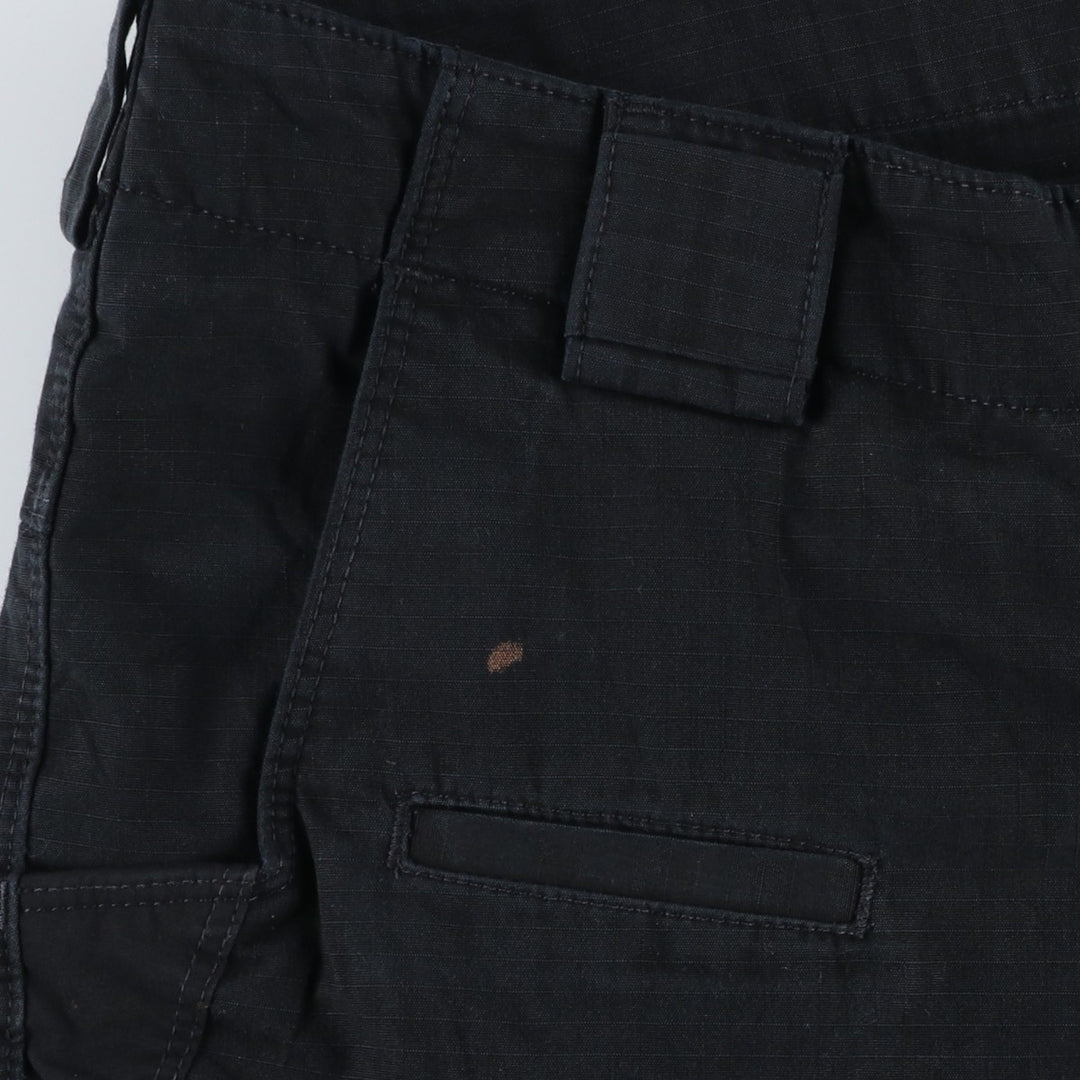 5.11 Tactical Series Double Knee Ripstop Military Cargo Pants, Regular, Men's, Size W34 (civilian product) polyester black type Vintage Second Hand