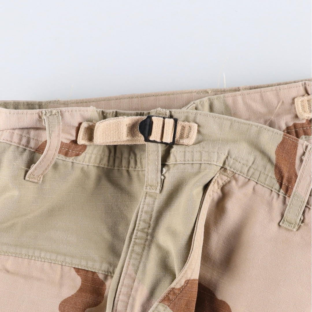 Authentic 2000'S US military camouflage Pattern 3C Desert Camo military cargo and combat pants, Made in USA, Medium-Regular, Men's size W32. cotton Khaki type Vintage Second Hand