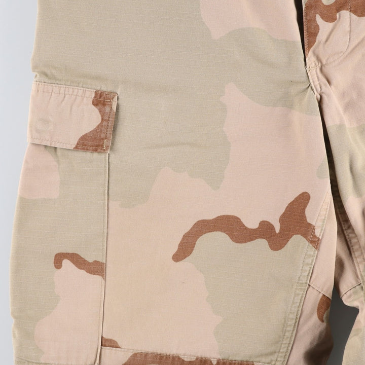 Authentic 2000'S US military camouflage Pattern 3C Desert Camo military cargo and combat pants, Made in USA, Medium-Regular, Men's size W32. cotton Khaki type Vintage Second Hand