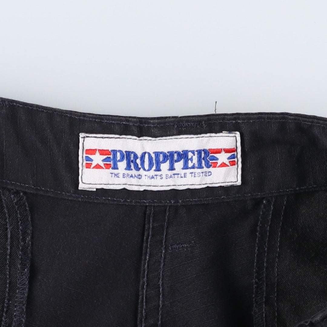 90'S vintage PROPPER military cargo pants, MEDIUM-REGULAR, men's size 34 (civilian item) polyester black type Vintage Second Hand