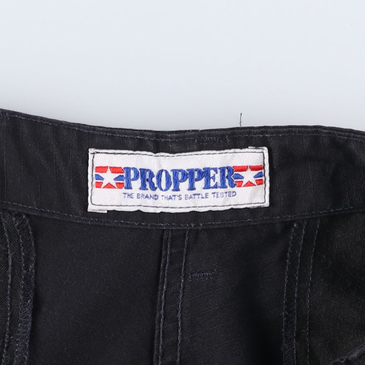 90'S vintage PROPPER military cargo pants, MEDIUM-REGULAR, men's size 34 (civilian item) polyester black type Vintage Second Hand