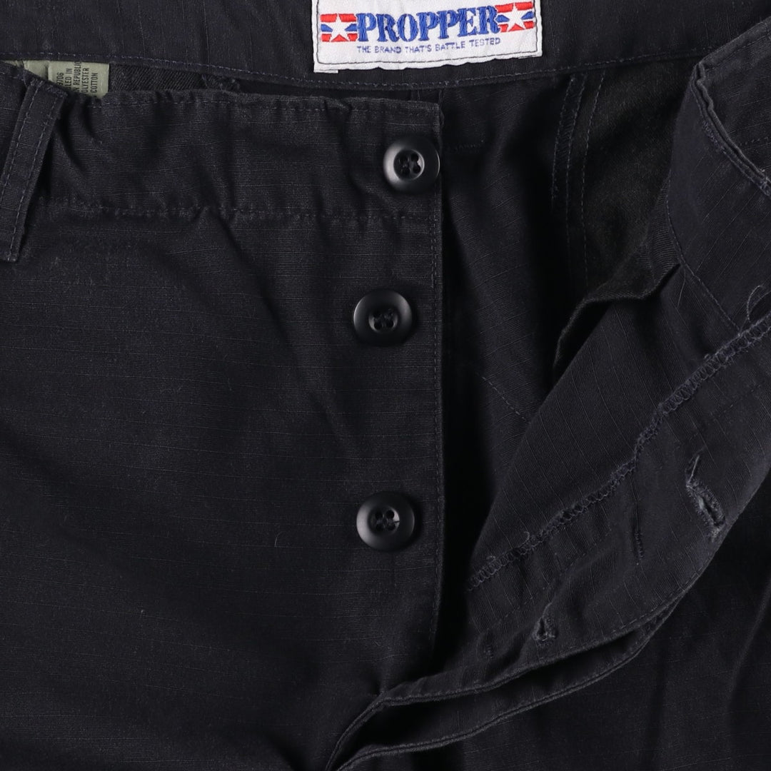 90'S vintage PROPPER military cargo pants, MEDIUM-REGULAR, men's size 34 (civilian item) polyester black type Vintage Second Hand