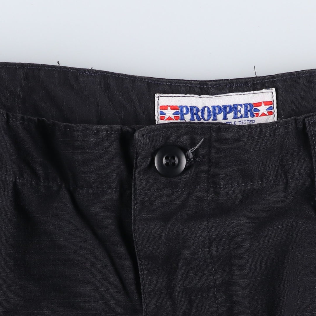 90'S vintage PROPPER military cargo pants, MEDIUM-REGULAR, men's size 34 (civilian item) polyester black type Vintage Second Hand