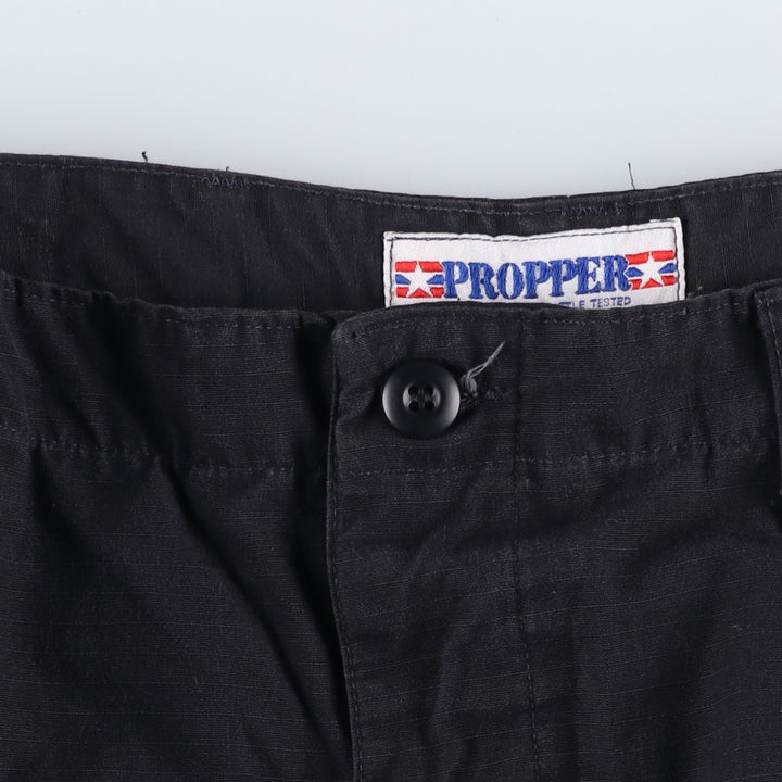 90'S vintage PROPPER military cargo pants, MEDIUM-REGULAR, men's size 34 (civilian item) polyester black type Vintage Second Hand