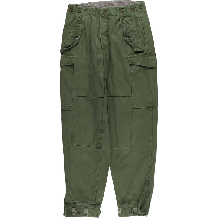 Swedish Military Cargo Pants, Combat Pants, C44, Men's, Size W29 unclear Khaki type Vintage Second Hand