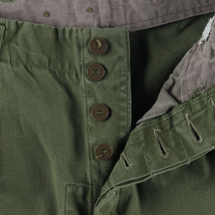 Swedish Military Cargo Pants, Combat Pants, C44, Men's, Size W29 unclear Khaki type Vintage Second Hand