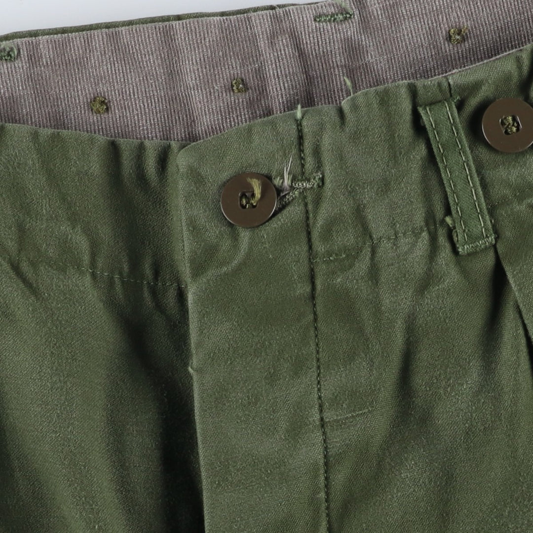 Swedish Military Cargo Pants, Combat Pants, C44, Men's, Size W29 unclear Khaki type Vintage Second Hand