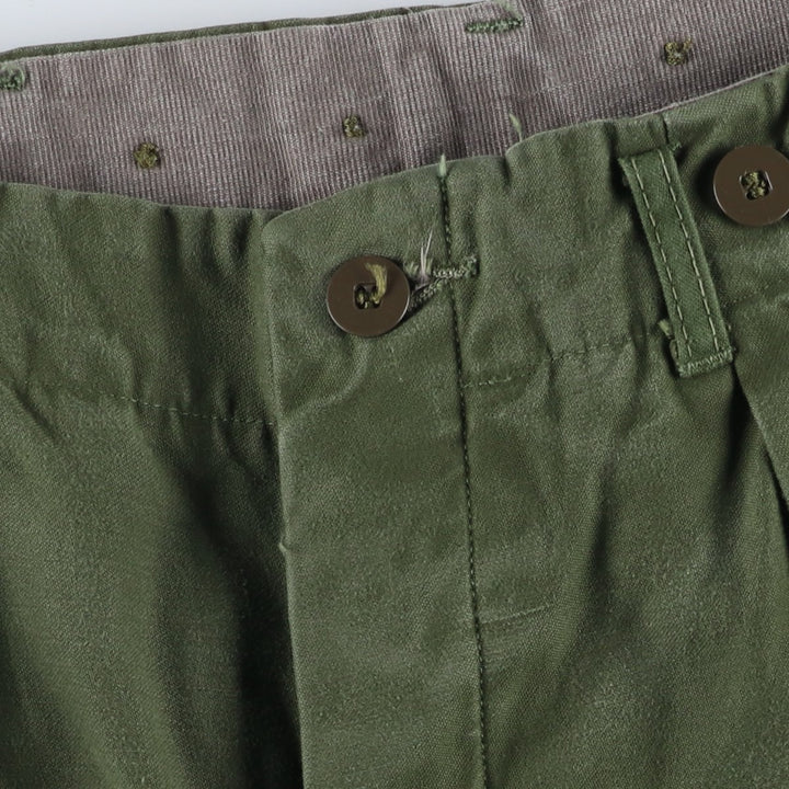 Swedish Military Cargo Pants, Combat Pants, C44, Men's, Size W29 unclear Khaki type Vintage Second Hand