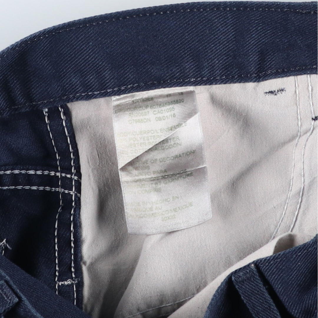 Dickies Work Pants Men's W29 unclear navy blue type Vintage Second Hand
