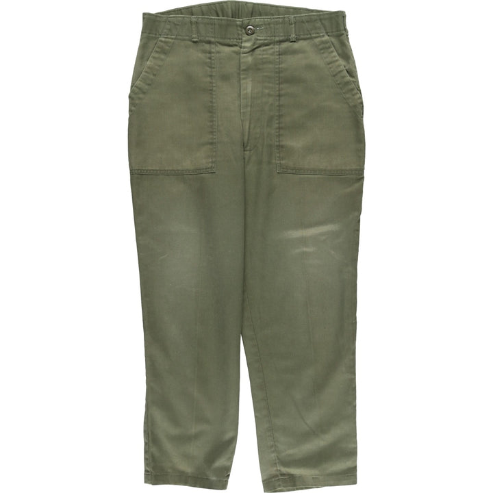USARMY Military Baker Pants, Made in USA, Size 36x29, Men's Size 34 (equivalent) polyester Khaki type Vintage Second Hand