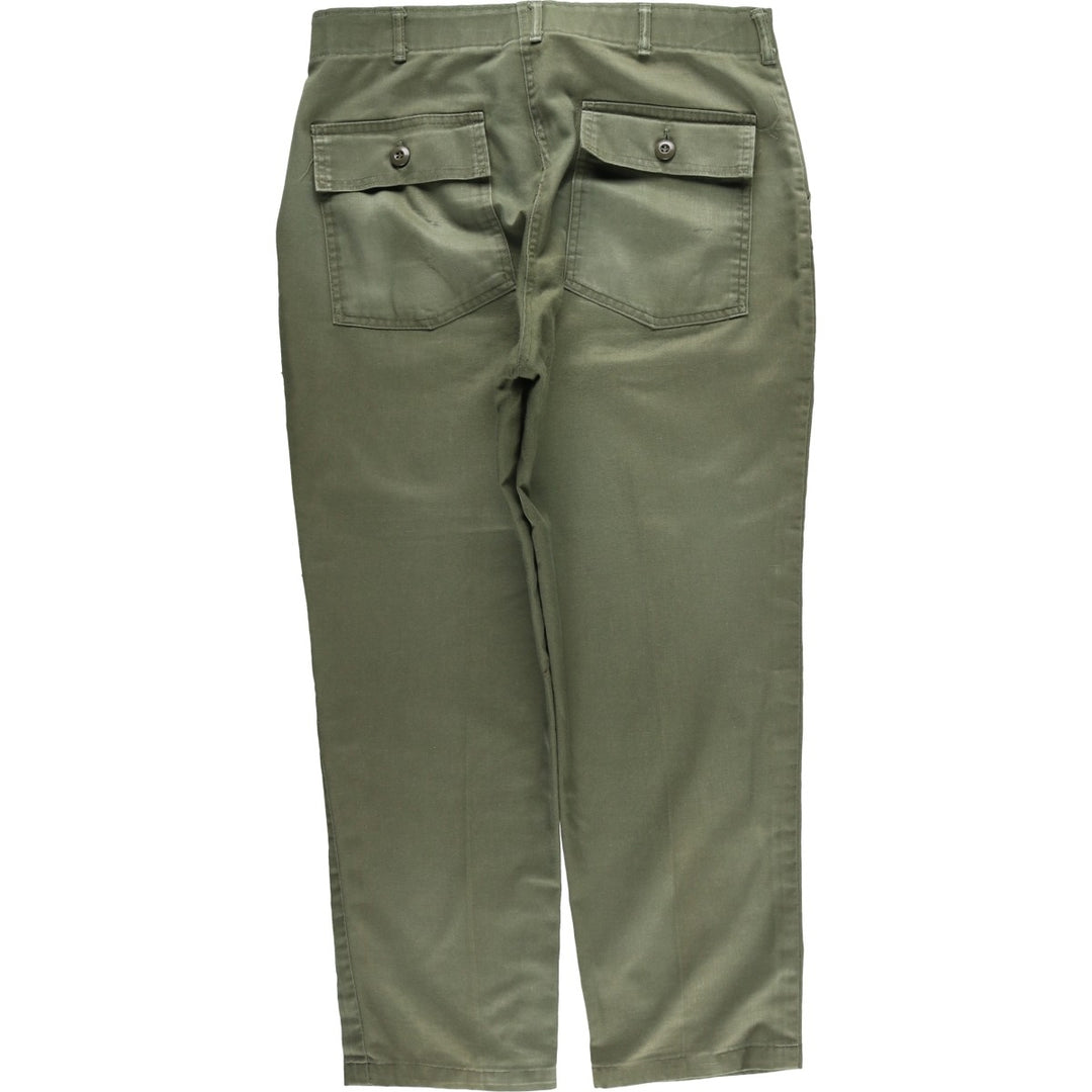 USARMY Military Baker Pants, Made in USA, Size 36x29, Men's Size 34 (equivalent) polyester Khaki type Vintage Second Hand