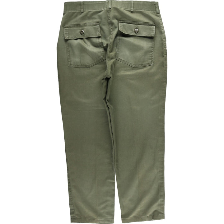 USARMY Military Baker Pants, Made in USA, Size 36x29, Men's Size 34 (equivalent) polyester Khaki type Vintage Second Hand