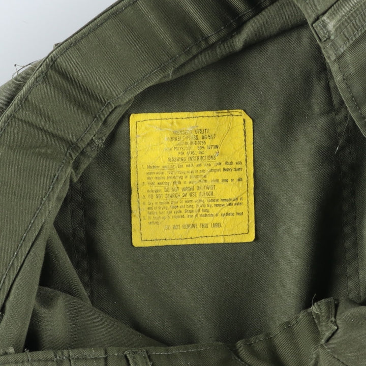 USARMY Military Baker Pants, Made in USA, Size 36x29, Men's Size 34 (equivalent) polyester Khaki type Vintage Second Hand