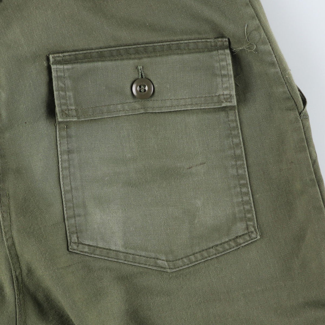 USARMY Military Baker Pants, Made in USA, Size 36x29, Men's Size 34 (equivalent) polyester Khaki type Vintage Second Hand