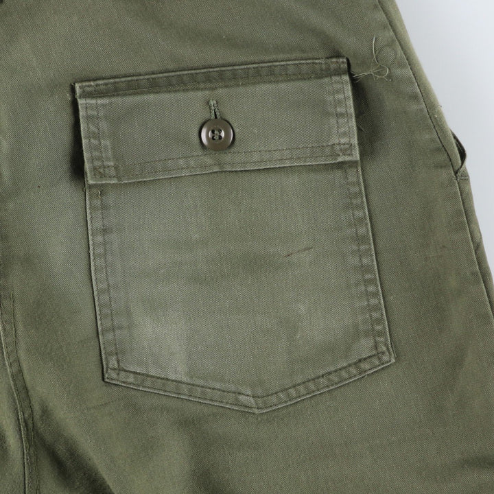 USARMY Military Baker Pants, Made in USA, Size 36x29, Men's Size 34 (equivalent) polyester Khaki type Vintage Second Hand
