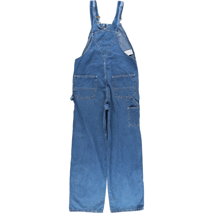 80s-90'S Carhartt denim overalls, made in the USA, men's size W36 cotton blue type Vintage Second Hand