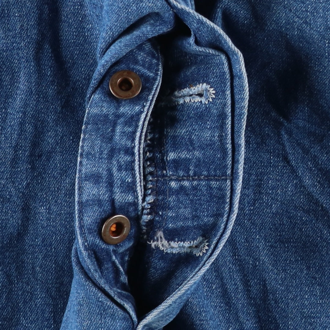 80s-90'S Carhartt denim overalls, made in the USA, men's size W36 cotton blue type Vintage Second Hand