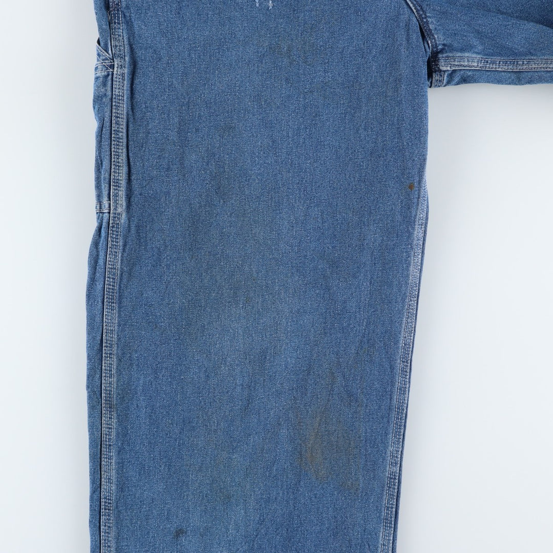 80s-90'S Carhartt denim overalls, made in the USA, men's size W36 cotton blue type Vintage Second Hand