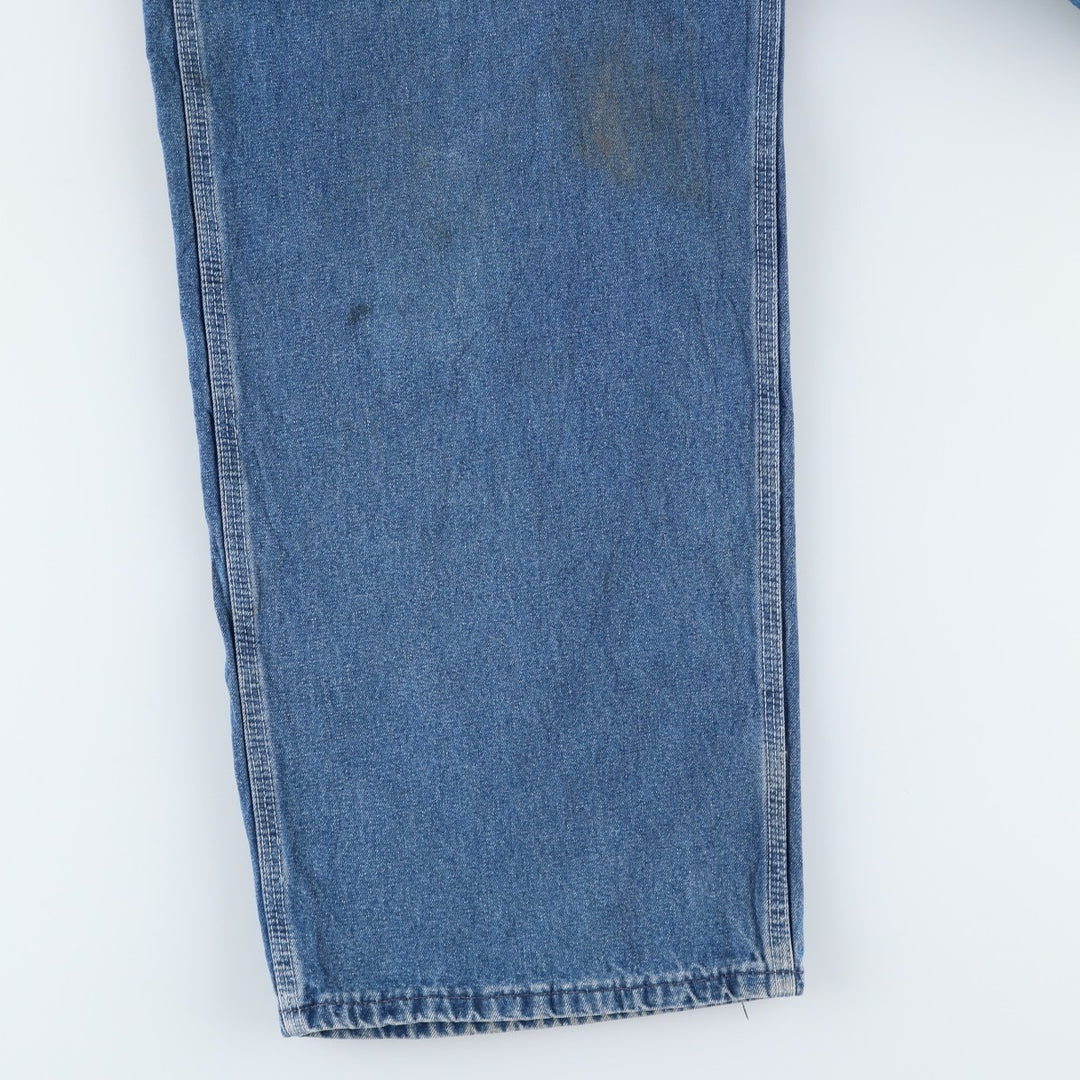 80s-90'S Carhartt denim overalls, made in the USA, men's size W36 cotton blue type Vintage Second Hand