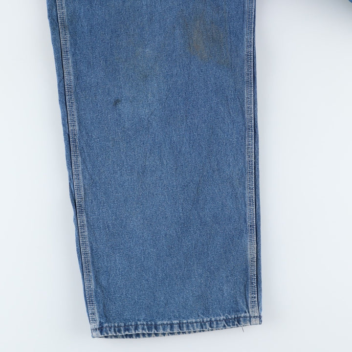 80s-90'S Carhartt denim overalls, made in the USA, men's size W36 cotton blue type Vintage Second Hand